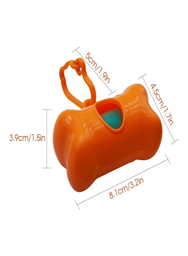 INNOLIFE Dog Poop Bag, Set of 6 Bone Shaped Dispensers + 90pcs Pet Waste Bags, Dog Waste Bags, Bulk Poop Bags on a roll, Clean up Poop Bag - Image 5